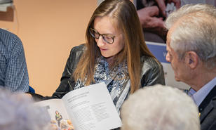 Judith Goldgruber bei der Arbeit