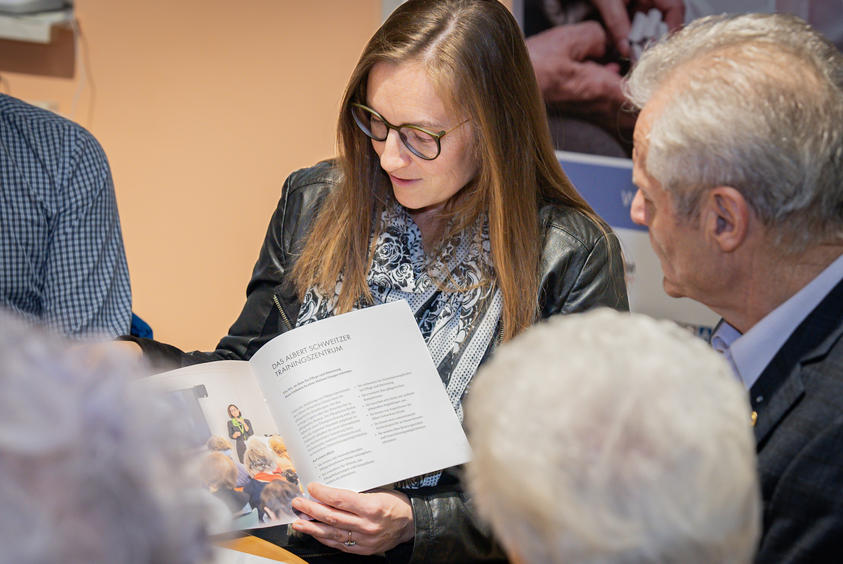 Judith Goldgruber bei der Arbeit
