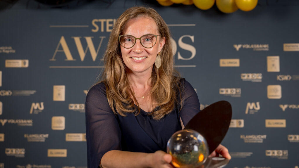 Judith Goldgruber bei der Preisverleihung