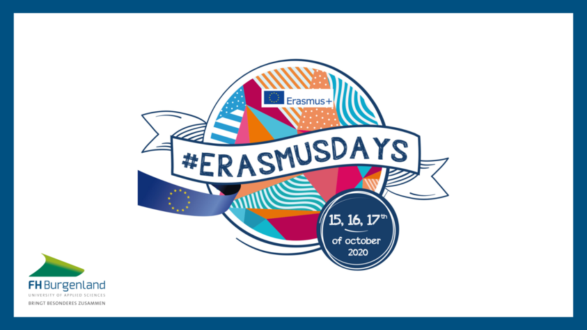 Logo Erasmusdays und FH Burgenland