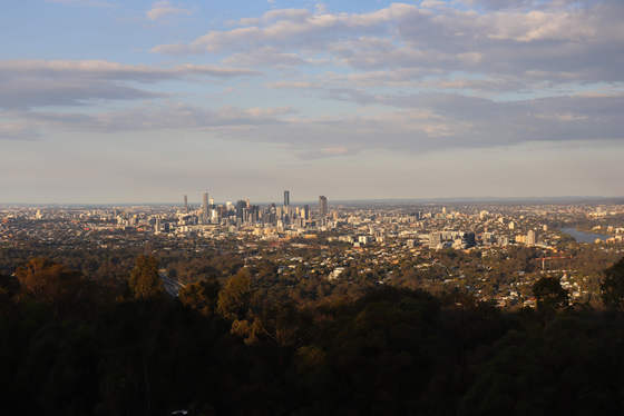 Blick auf Brisbane